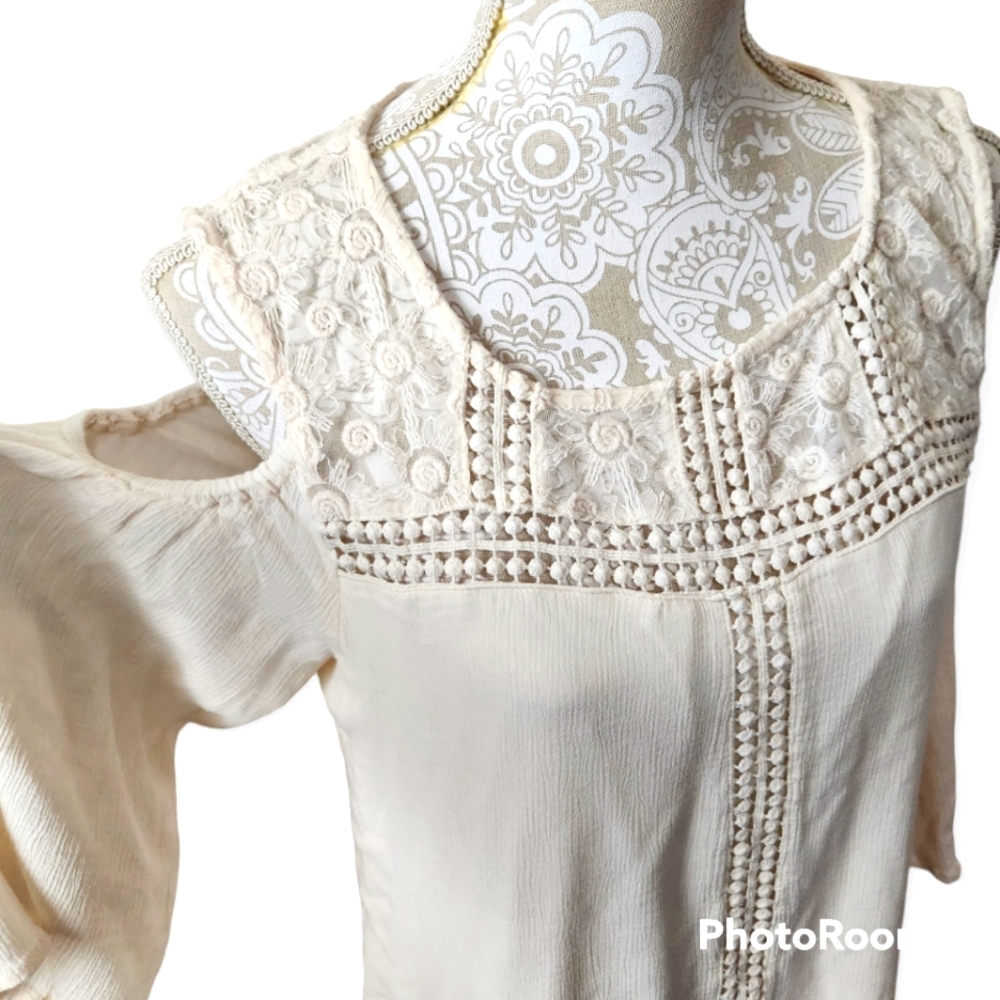 Cato Est 1946 Crochet Cold shoulder dress size large
